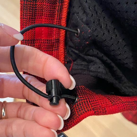 Spyder Jacket / Red Black Plaid / Mid -Weight / Quilted Lining / Zippers /Mens S - Picture 8 of 16